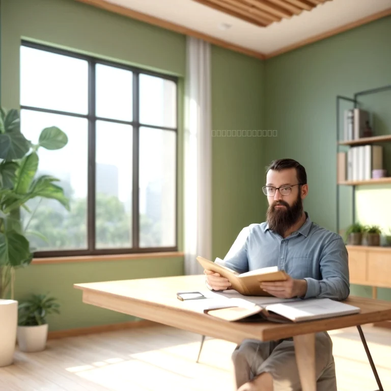 自然の中で瞑想する人